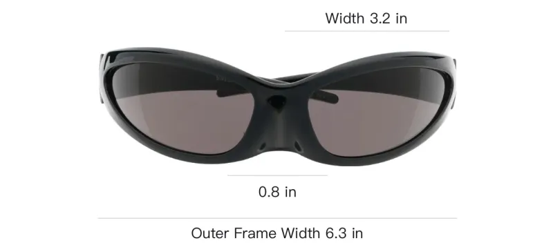 Balenciaga Shield Frame Bio Injection Sunglasses-2
