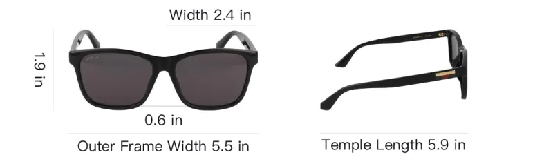 GUCCI 2010s Wellington Sunglasses-2