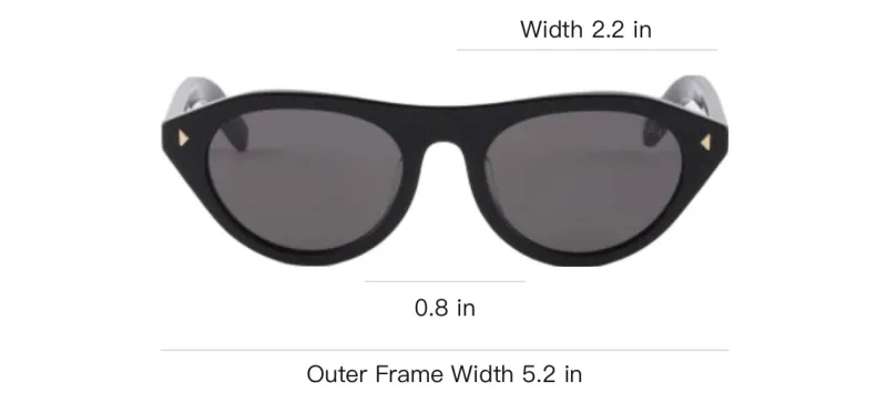 PRADA Oval frame Sunglasses-4
