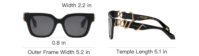 Roberto Cavalli Square frame Sunglasses-3