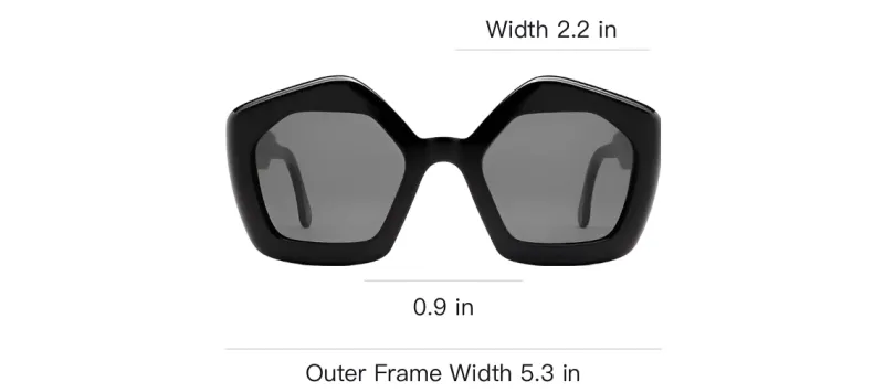 MARNI Pentagon Frame Sunglasses-2