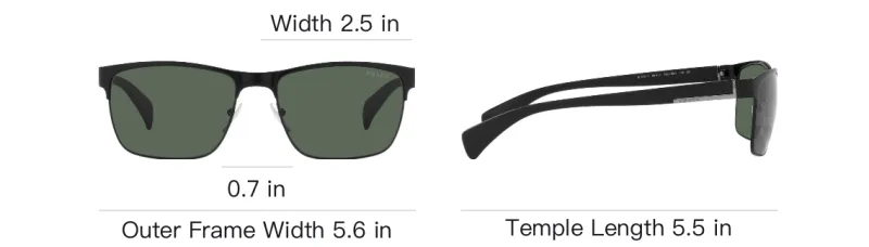 PRADA Sunglasses Unisex Black-4