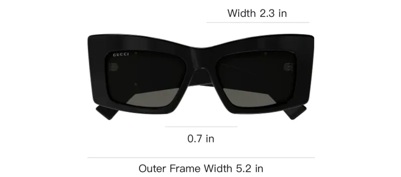 GUCCI Butterfly Frame Sunglasses-1
