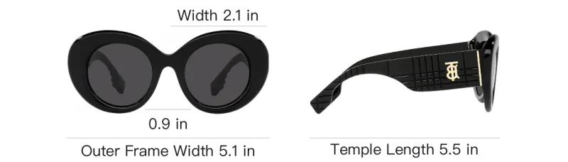 Burberry Margot Sunglasses-5