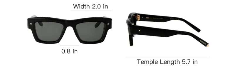 Valentino Square Frame Sunglasses-4
