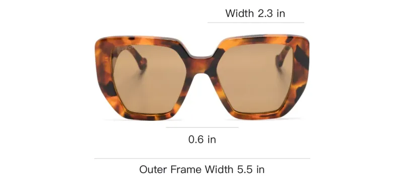 GUCCI Square Sunglasses-3