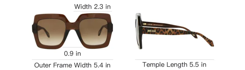 Just Cavalli Logo plaque Sunglasses-3
