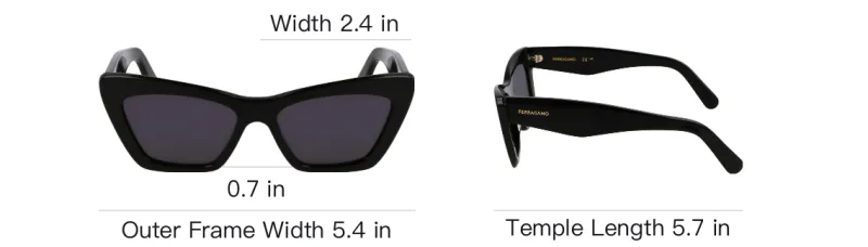 Ferragamo Cat Eye Frame Sunglasses-3