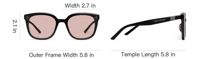 GENTLE MONSTER By 01 Square frame Sunglasses-3