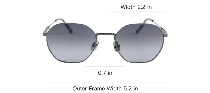 Brunello Cucinelli Acetate Irregular Shape Sunglasses Men's Silver-3