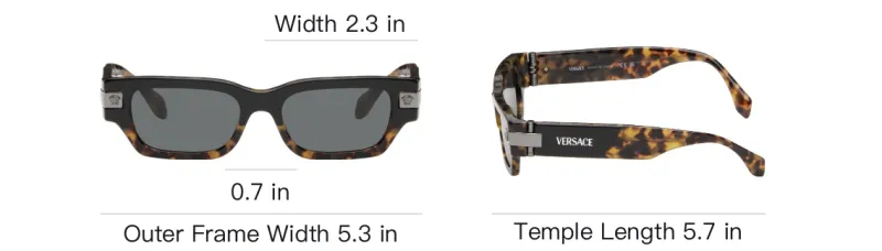 VERSACE Medusa Head Square-frame Sunglasses-3