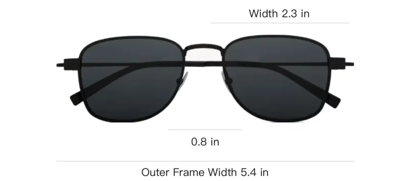 SAINT LAURENT Square Frame Sunglasses - POIZON