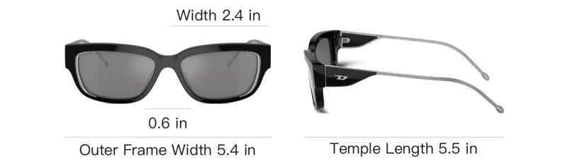 DIESEL Everyday Rectangle frame Sunglasses-4
