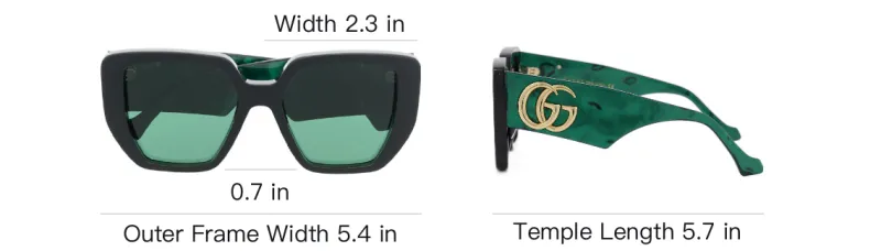 GUCCI Eyewear Oversized frame Sunglasses-3