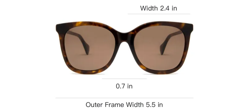 GUCCI Square Frame Sunglasses-3
