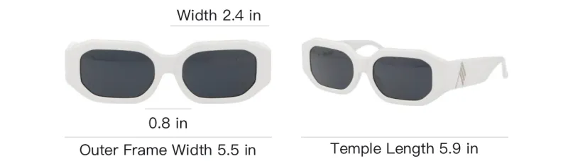 The Attico X The Attico Rectangular Frame Sunglasses-3