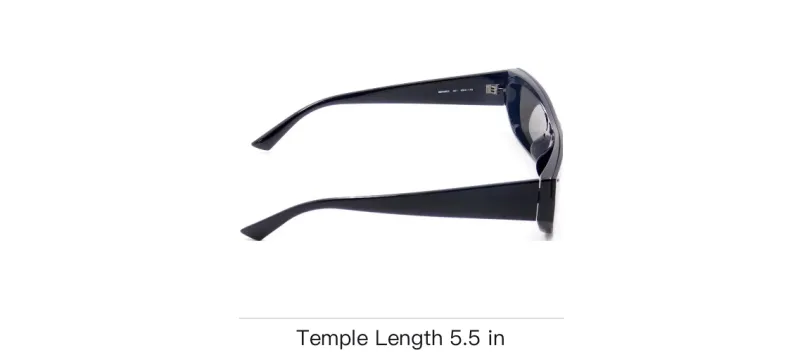 Balenciaga Square Sunglasses Women's Black-2