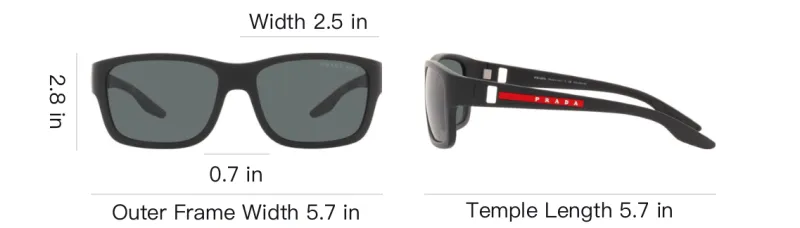 PRADA Sunglasses Men Dark Gray-3