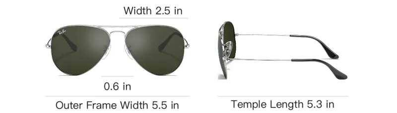 RayBan Aviator Frame Sunglasses-6