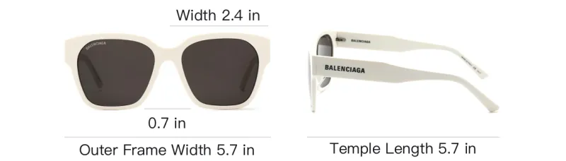 Balenciaga Square Frame Sunglasses-3
