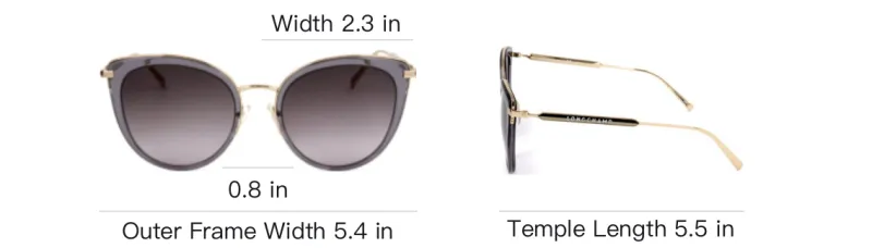 LONGCHAMP Cat Eye Frame Sunglasses-3