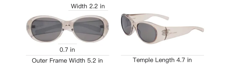 SAINT LAURENT Sl 736 Oval Frame Sunglasses-3