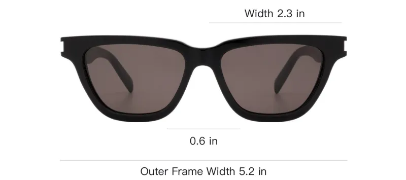 SAINT LAURENT Sl 462 Butterfly Frame Sunglasses-2