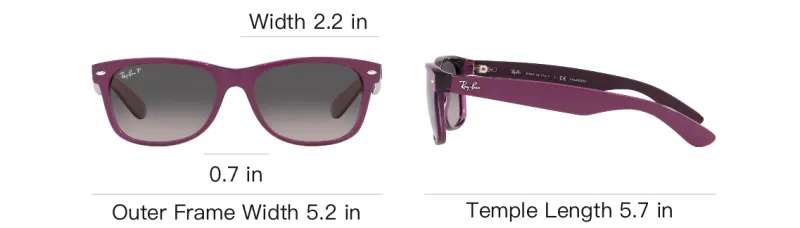 RayBan RB2132 New Wayfarer Square Sunglasses-5