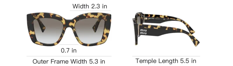MIU MIU Butterfly Sunglasses Women's Tortoiseshell-3
