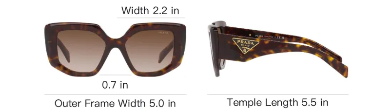 PRADA Square Sunglasses-3