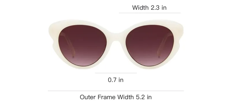 Kate Spade Acetate Oval Sunglasses Women's Ecru-3