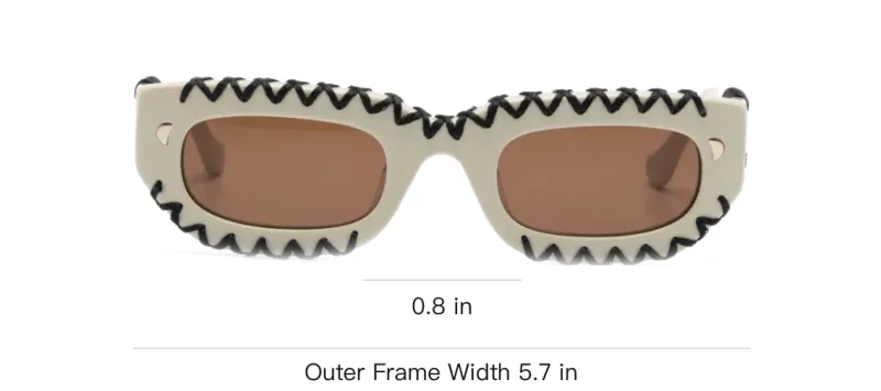 NANUSHKA Acetate Irregular Shape Sunglasses Women's Taupe-3