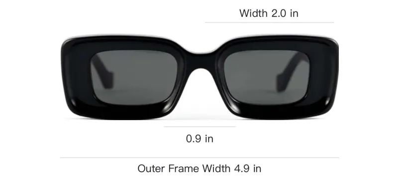 LOEWE Chunky Anagram Sunglasses-3