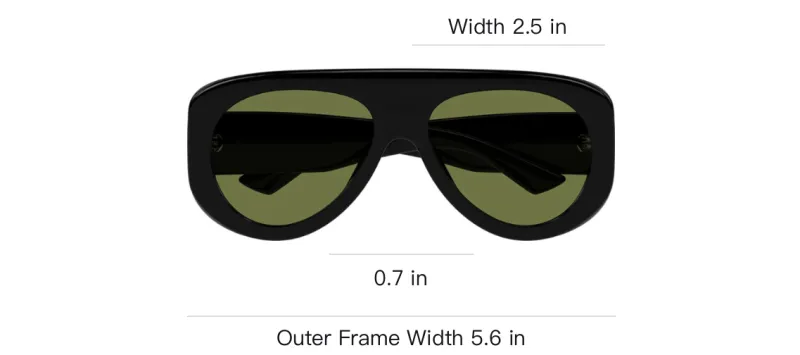 Bottega Veneta Pilot Frame Sunglasses-2