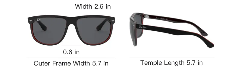 RayBan RB4147 Square Frame Sunglasses-5