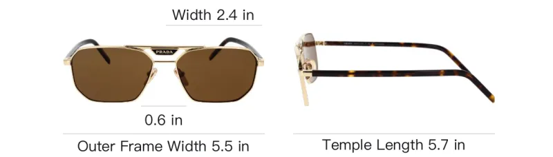 PRADA Aviator Sunglasses-4