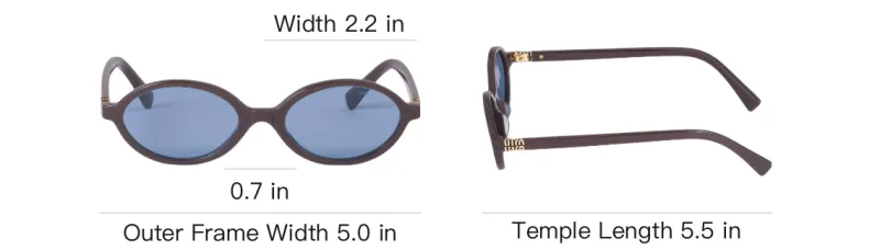 MIU MIU Ovoid frame Sunglasses-3