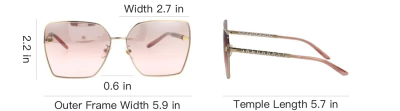 VERSACE Greca-detailing Sunglasses-4