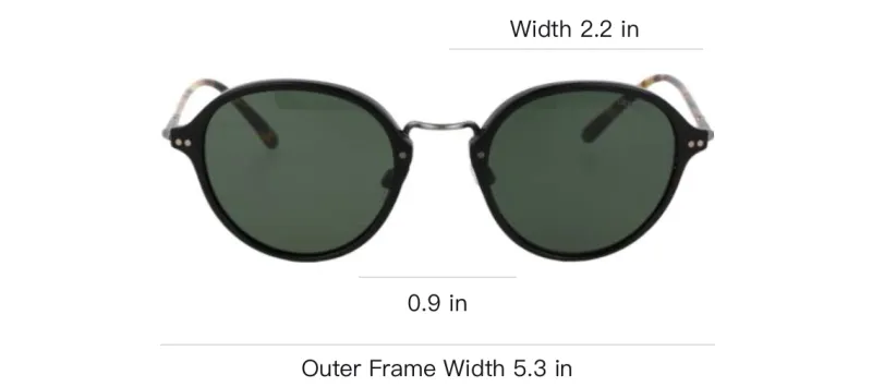 GIORGIO ARMANI Round Frame Sunglasses-2