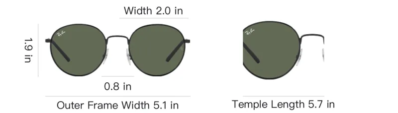 RayBan Round Frame Sunglasses-4