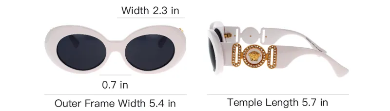 VERSACE Medusa Biggie Oval Sunglasses-3