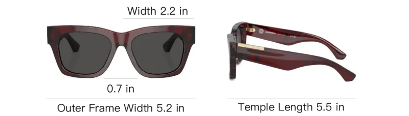 Burberry Square Frame Sunglasses-5