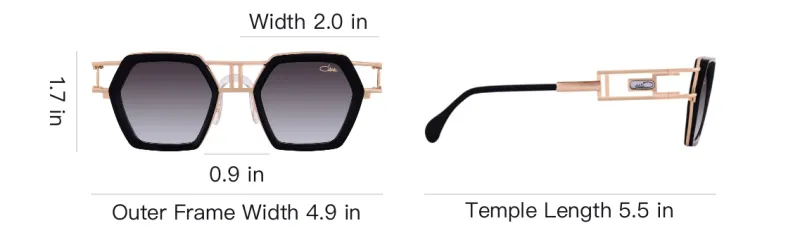 CAZAL Oversize frame Sunglasses-3