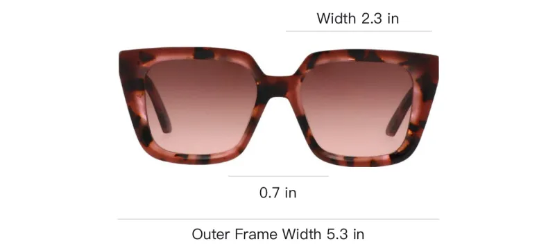 DIOR Acetate Irregular Shape Sunglasses Women's Tortoiseshell-3