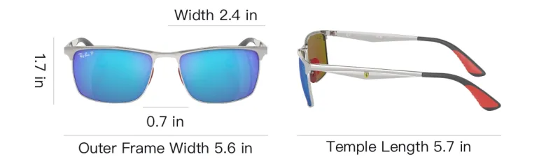 RayBan Chromance Logo plaque Sunglasses-3