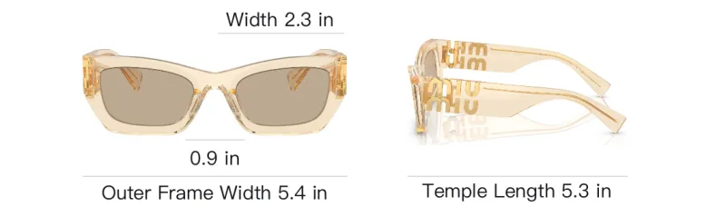 MIU MIU Logo lettering Square frame Sunglasses-3