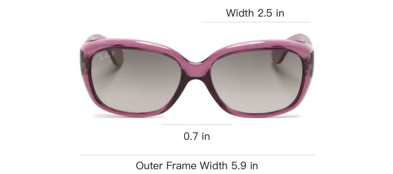 RayBan Jackie Ohh Butterfly frame Sunglasses-3