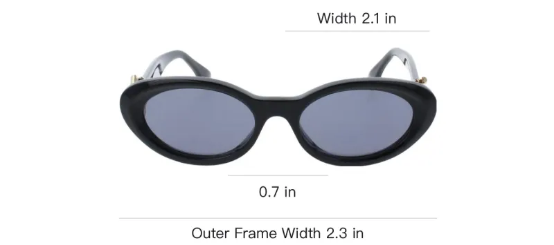 FENDI Oval Frame Sunglasses-2