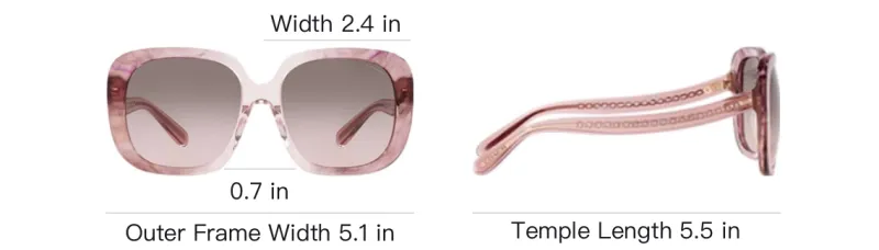 COACH Oversized Square frame Sunglasses-3