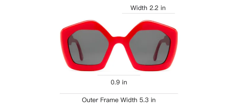 MARNI Pentagon Frame Sunglasses-2